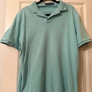 Ralph Lauren Men's Light Blue Polo Shirt